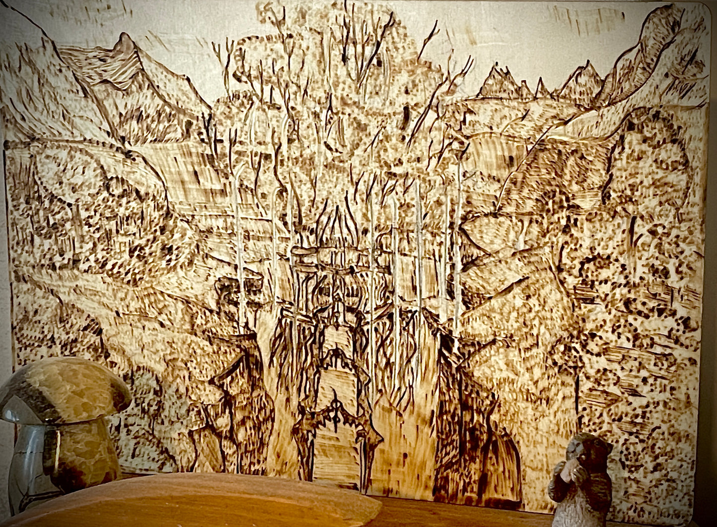 Tableau arbre aux cascades