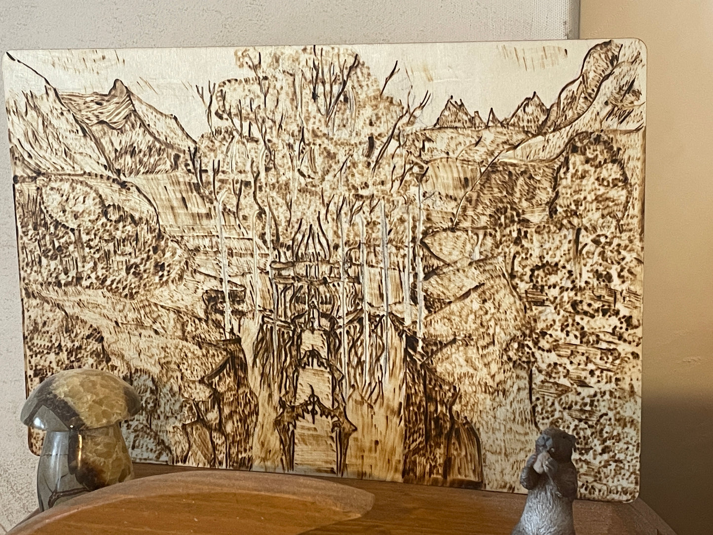 Tableau arbre aux cascades