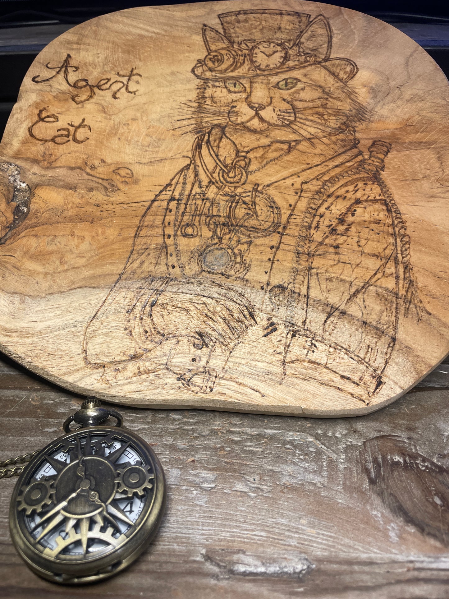 Planche Agent Cat - Steampunk