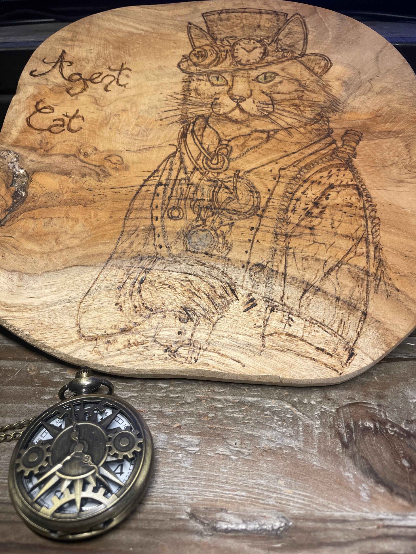 Planche Agent Cat - Steampunk