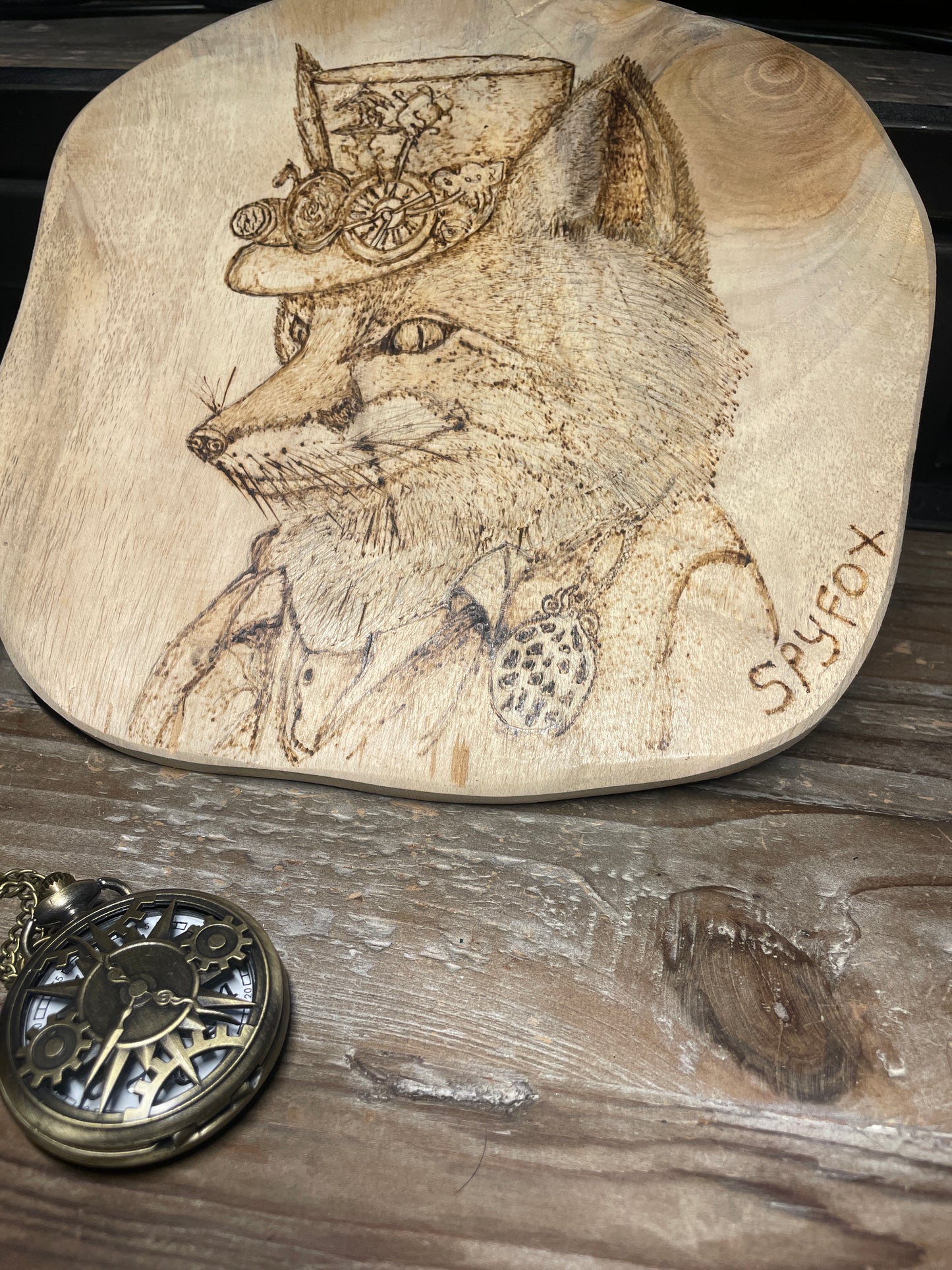 Planche Spyfox - Steampunk