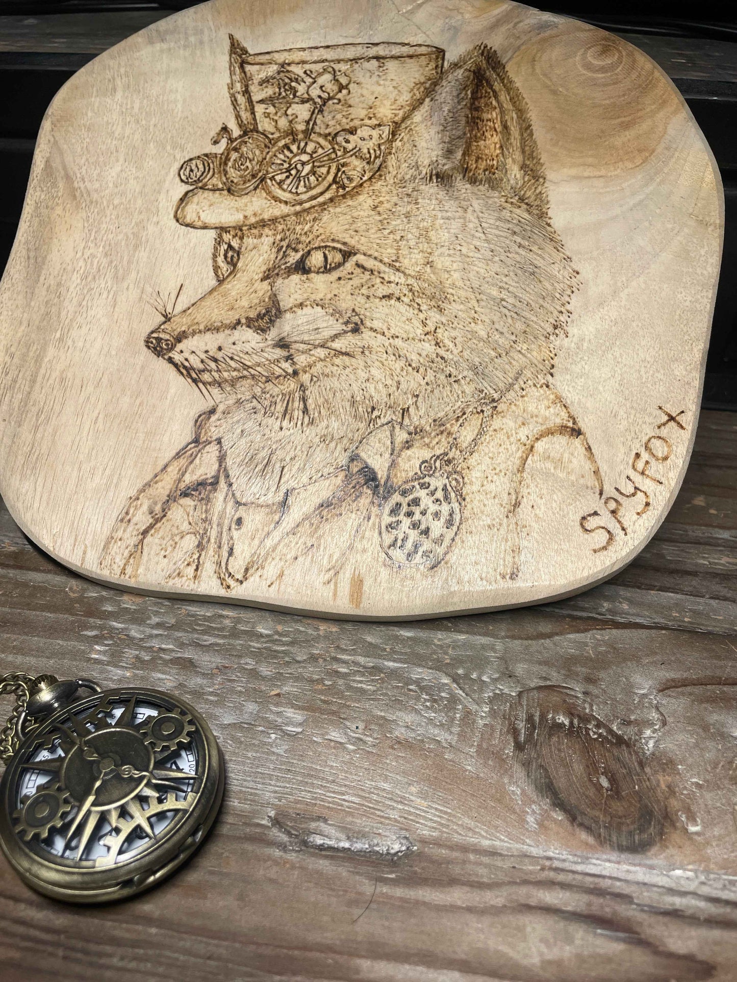 Planche Spyfox - Steampunk