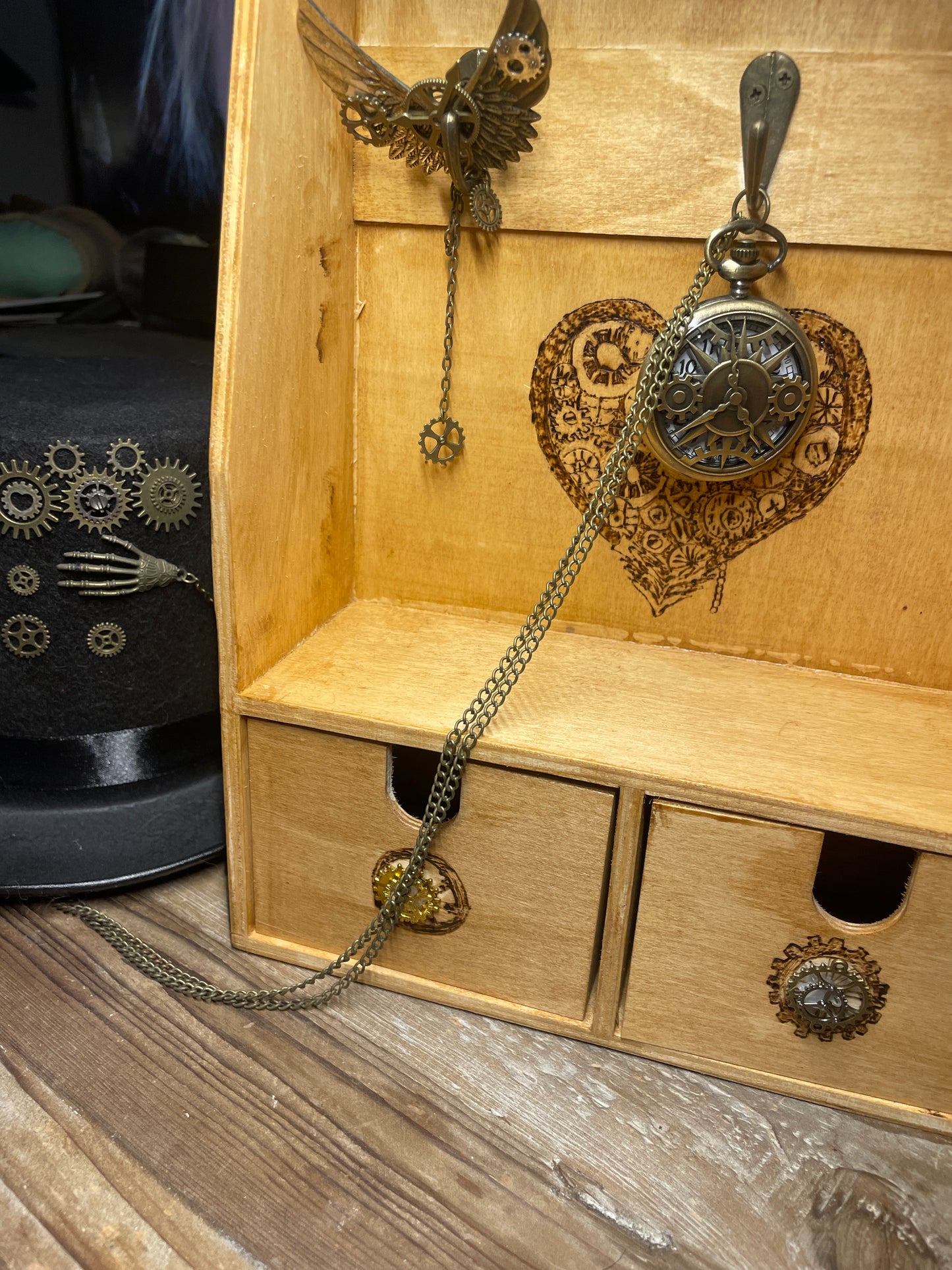 Boite à clés - steampunk