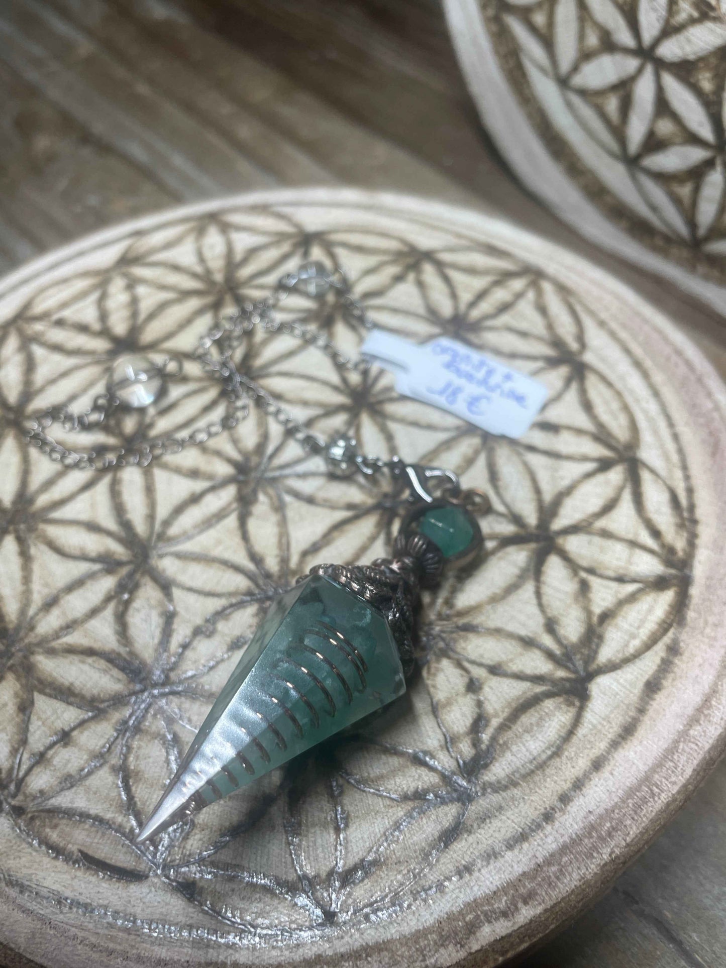Pendule Orgonite et aventurine