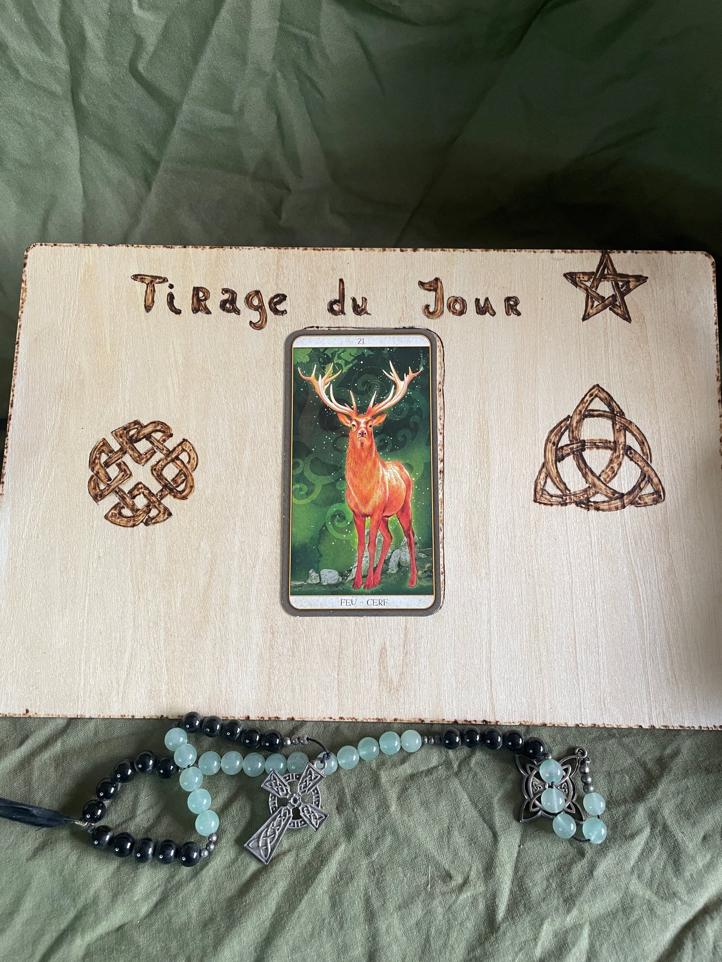 Planche de tirage Carte du jour
