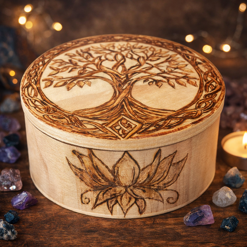 Boîte à bijoux Arbre Zen